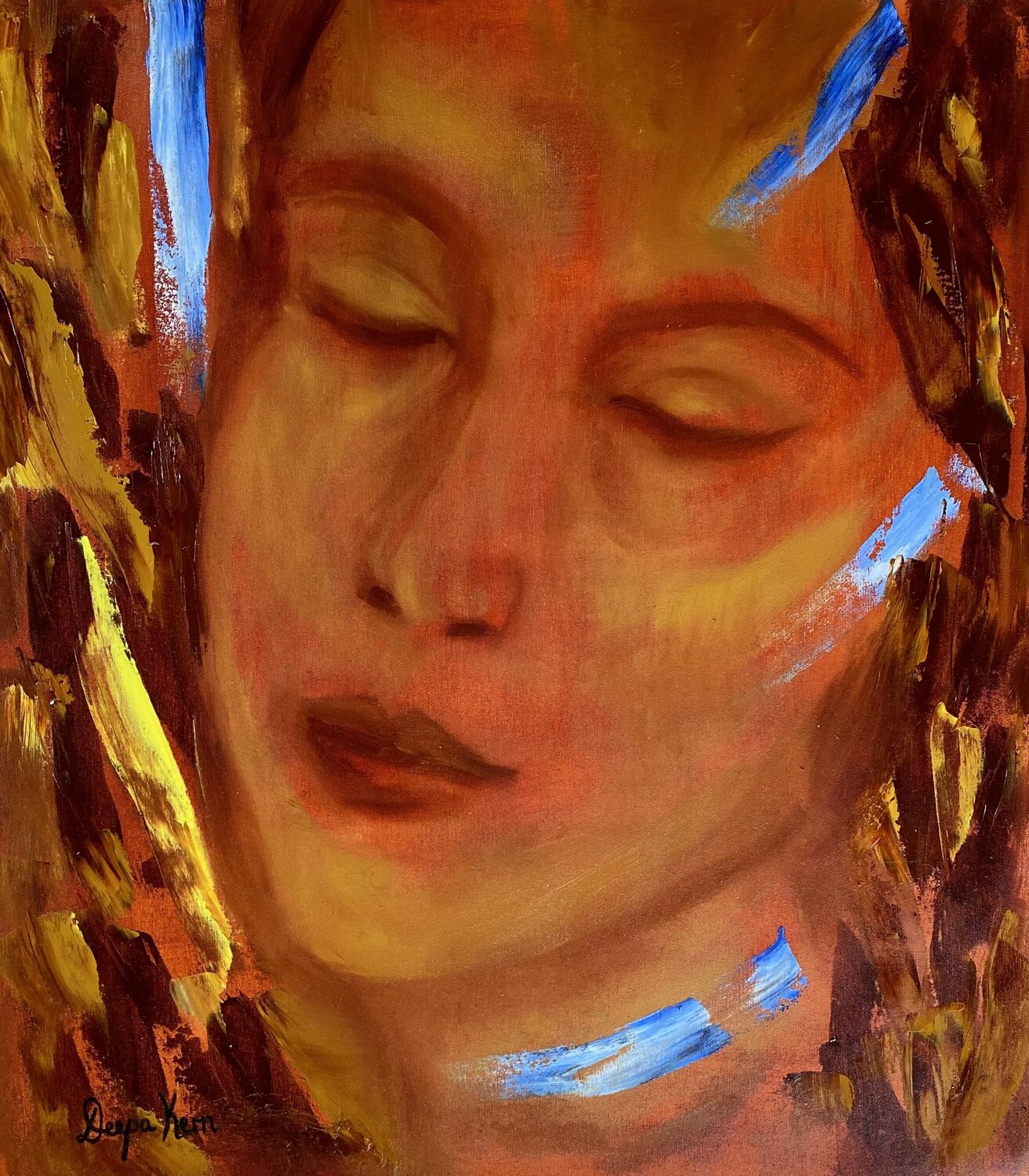 Abstract Expressive Face Deepa Kern