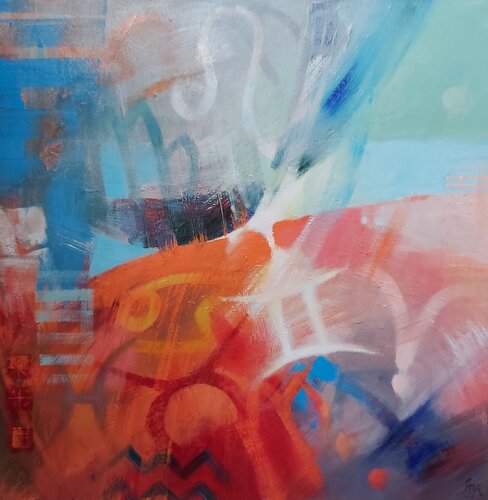 ZODIAC by JURGILAITE AISTE, Painting for Sale on Singulart