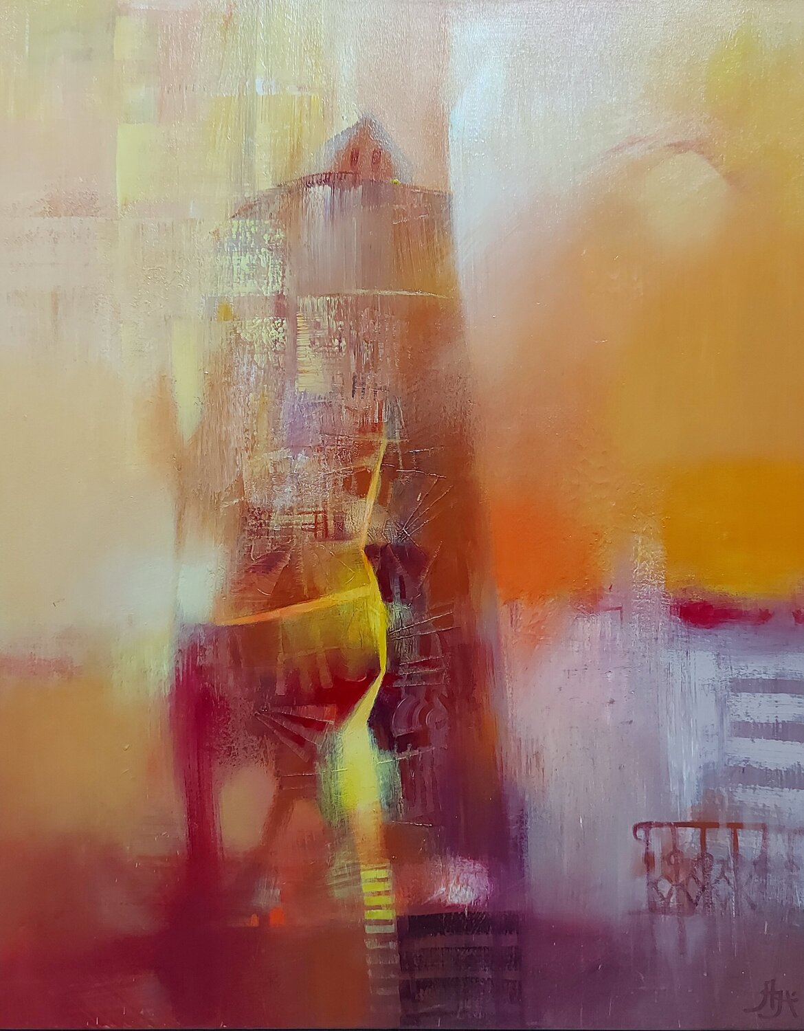 TOWER JURGILAITE AISTE Original painting for sale