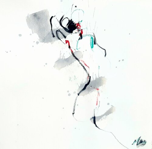 Ich geniesse meinen Körper 2 von Isabella Moog, Werk auf Papier kaufen auf Singulart