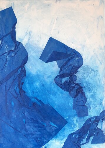 Underwater whispers 1/2 di Joanna Wietrzycka, Pittura in vendita su Singulart