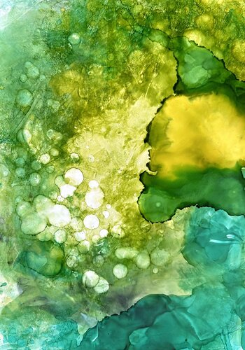 Immerse yourself in the green 2 van Joanna Wietrzycka, Schilderij te koop op Singulart