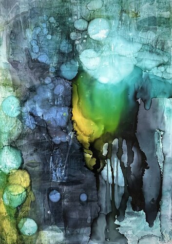 Mysterious space 10 von Joanna Wietrzycka, Malerei kaufen auf Singulart