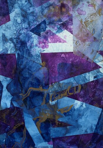 Geometric spaces 8 van Joanna Wietrzycka, Schilderij te koop op Singulart
