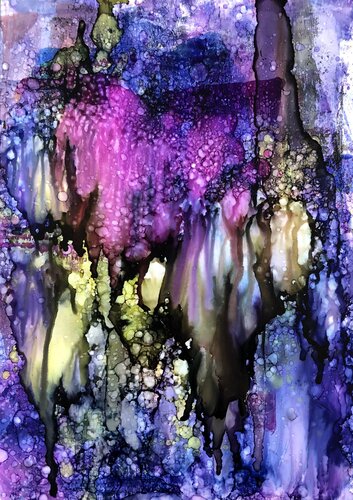 Mysterious space 1 par Joanna Wietrzycka, Œuvre sur papier en vente sur Singulart