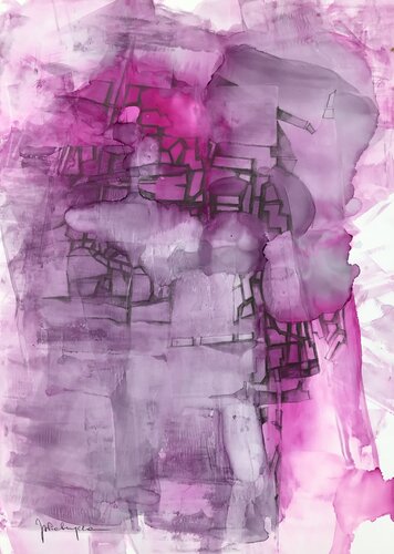 Pink in the future 1/3 by Joanna Wietrzycka, Work on Paper for Sale on Singulart