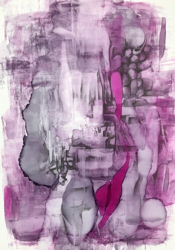 Pink in the future 3/3 de Joanna Wietrzycka, Obra en papel a la venta en Singulart