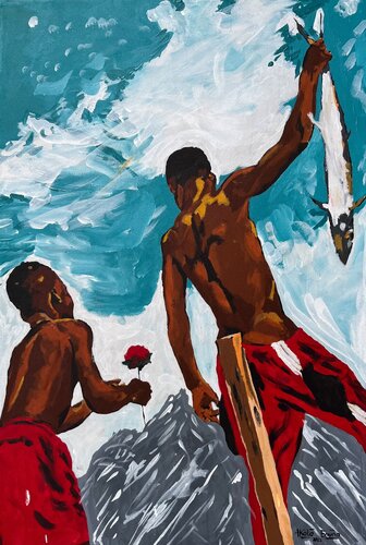 Eureka van Emmanuel Akolo, Schilderij te koop op Singulart