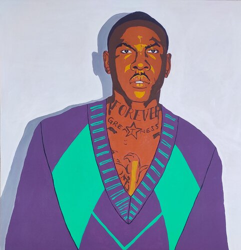 Forever Greatness par Emmanuel Akolo, Peinture en vente sur Singulart