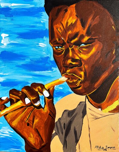 How Bad Could It Be? di Emmanuel Akolo, Pittura in vendita su Singulart