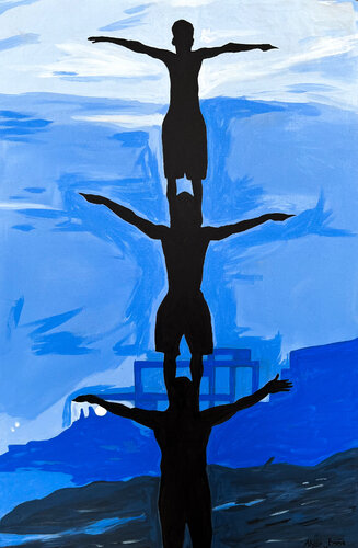 I am Because You Are van Emmanuel Akolo, Schilderij te koop op Singulart