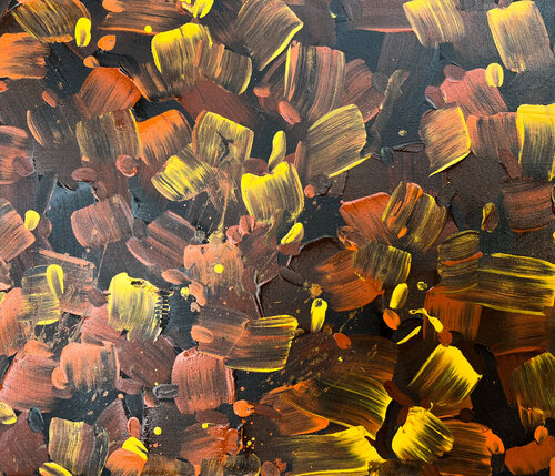 Dark shades of Pam by Emmanuel Akolo, Painting for Sale on Singulart