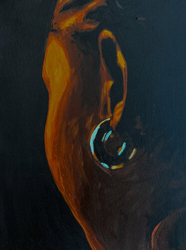 In The Quiet van Emmanuel Akolo, Schilderij te koop op Singulart