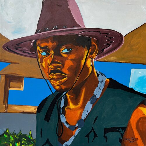 Life Of The Stoic by Emmanuel Akolo, Painting for Sale on Singulart
