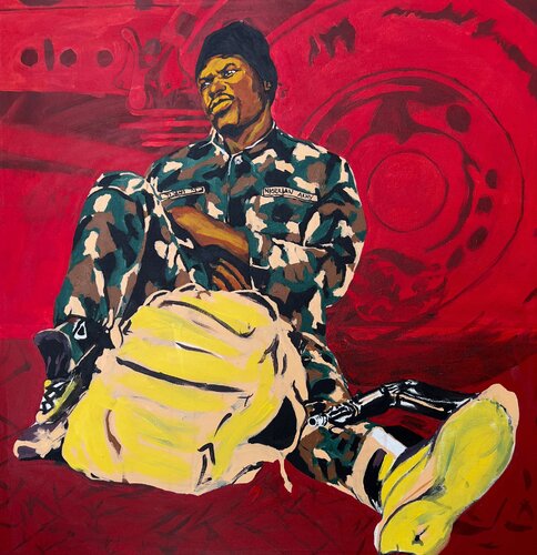 No Price Worth Being Here by Emmanuel Akolo, 회화 for Sale on Singulart