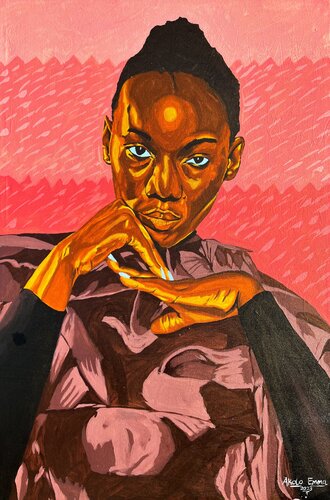 Nothing Held Back by Emmanuel Akolo, Painting for Sale on Singulart