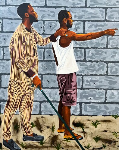 A Shepherd's Directive von Emmanuel Akolo, Malerei kaufen auf Singulart