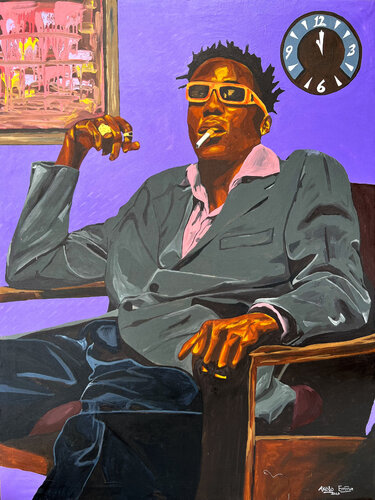 Unruly by Emmanuel Akolo, Painting for Sale on Singulart