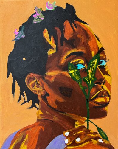 Wait For Me van Emmanuel Akolo, Schilderij te koop op Singulart
