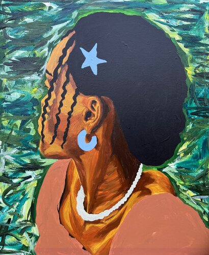 Her Own Horizon von Emmanuel Akolo, Malerei kaufen auf Singulart