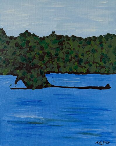 The Middle Ground by Emmanuel Akolo, Painting for Sale on Singulart