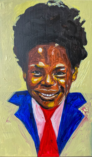 Holiday Smile by Emmanuel Akolo, Painting for Sale on Singulart