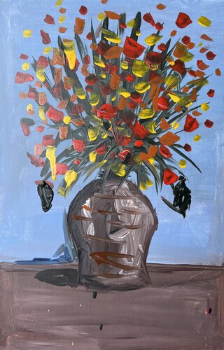Blossom 2 by Emmanuel Akolo, 회화 for Sale on Singulart