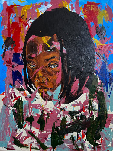 Through The Chaos by Emmanuel Akolo, 회화 for Sale on Singulart