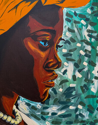 Crown And Corals by Emmanuel Akolo, Painting for Sale on Singulart