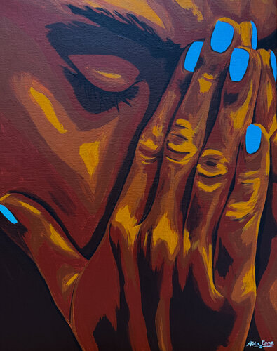 What I Hold Back! de Emmanuel Akolo, Pintura a la venta en Singulart