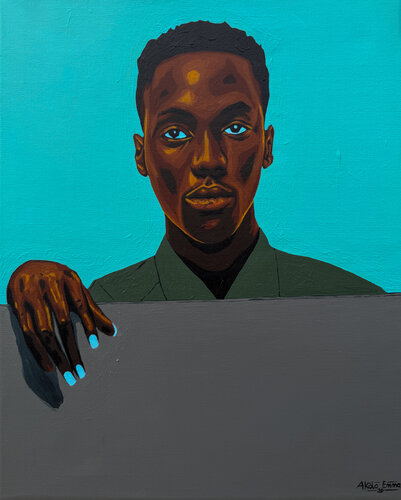 The Silent Guard, 2 de Emmanuel Akolo, Pintura a la venta en Singulart