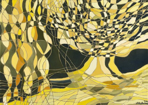 Autumn night von Jitka Dankova, Malerei kaufen auf Singulart