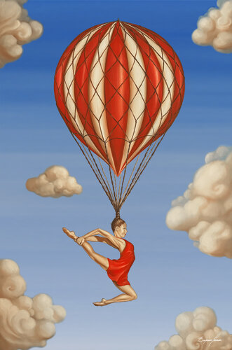 The Voyage - Limited Edition Print. von Benjamin Lerman, Malerei kaufen auf Singulart