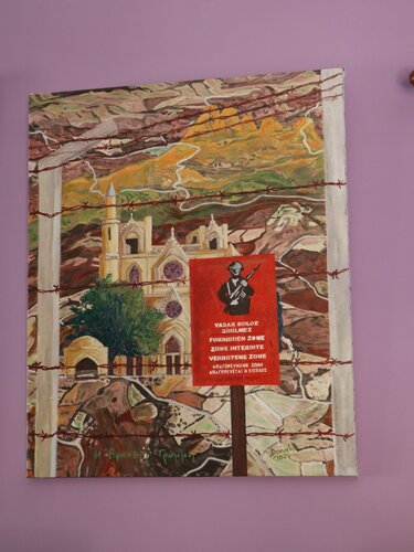 Chypre, La Ligne Verte von DONALD LE HERON, Malerei kaufen auf Singulart