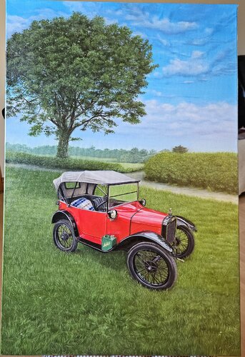 Vintage car von Tetiana Sychynska, Malerei kaufen auf Singulart