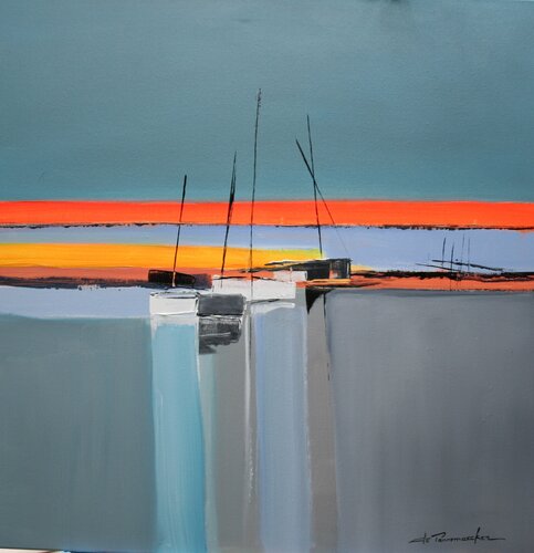 ST 4961 by OLIVIER de PANNEMAECKER, 회화 for Sale on Singulart