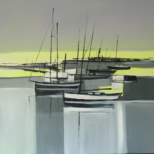 Yellow23 by OLIVIER de PANNEMAECKER, 회화 for Sale on Singulart
