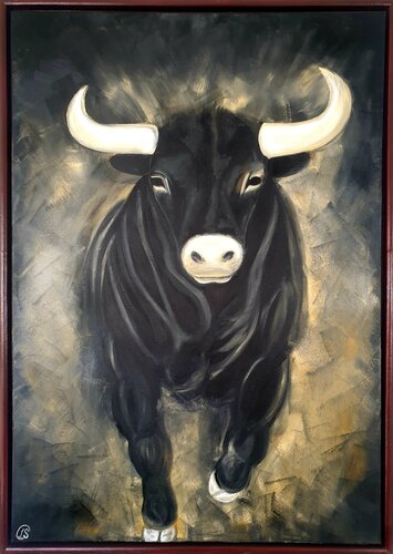 Stier by Larissa Sorg, Painting for Sale on Singulart