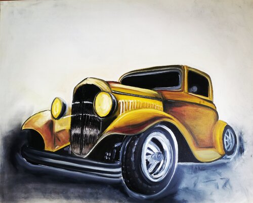 Old but Gold de Larissa Sorg, Pintura a la venta en Singulart