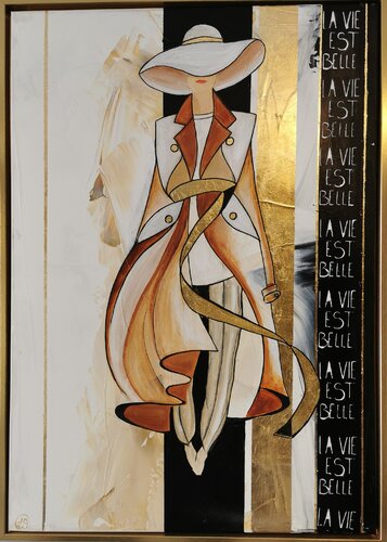 La vie est belle 3 di Larissa Sorg, Pittura in vendita su Singulart