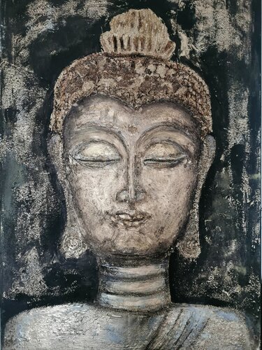 Buddha di Larissa Sorg, Pittura in vendita su Singulart