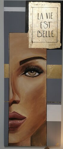 La vie est belle 1 di Larissa Sorg, Pittura in vendita su Singulart