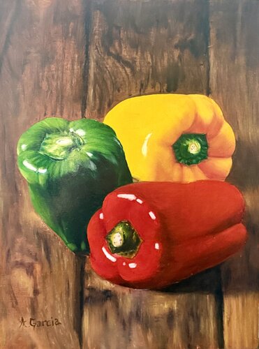 Le Trio by Alain Garcia, Painting for Sale on Singulart