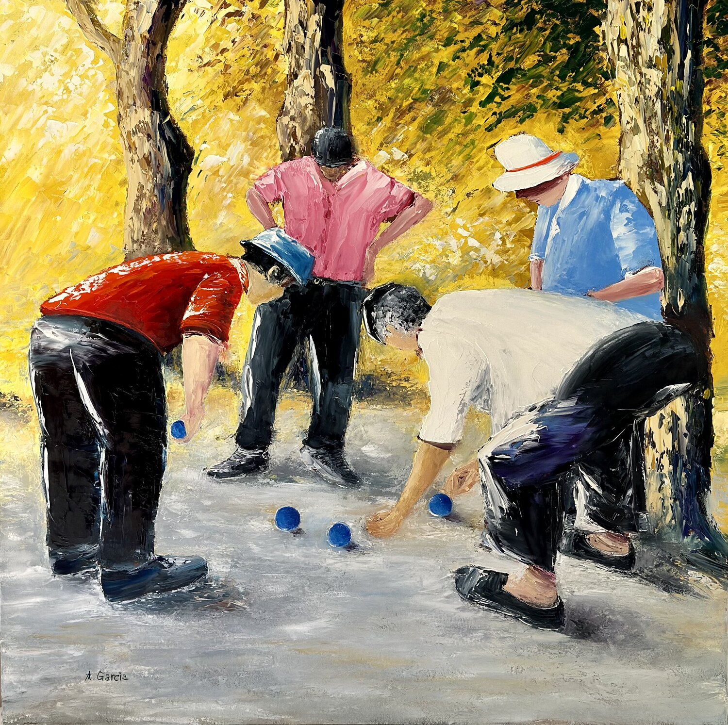 Les boules bleues Alain Garcia