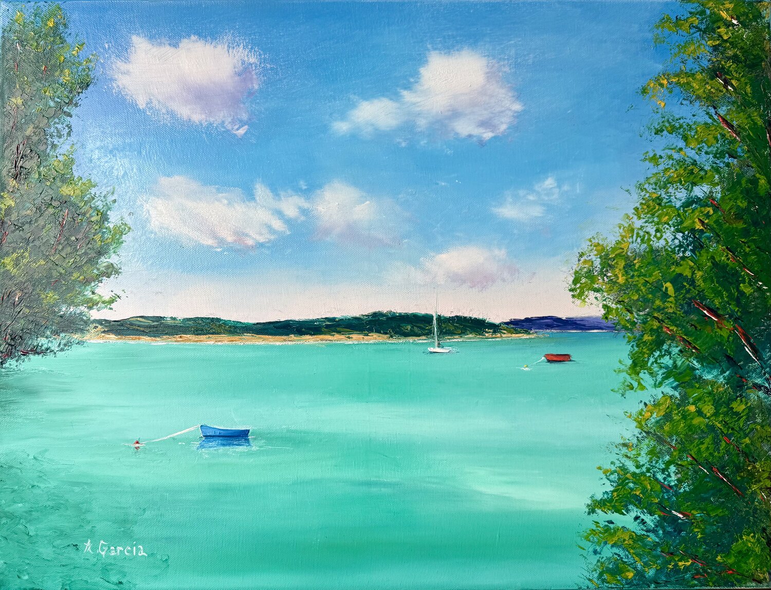 Vue sur Porquerolles Alain Garcia