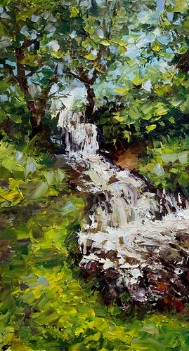 Somewhere in England 1 di Mariia Hyhar, Pittura in vendita su Singulart