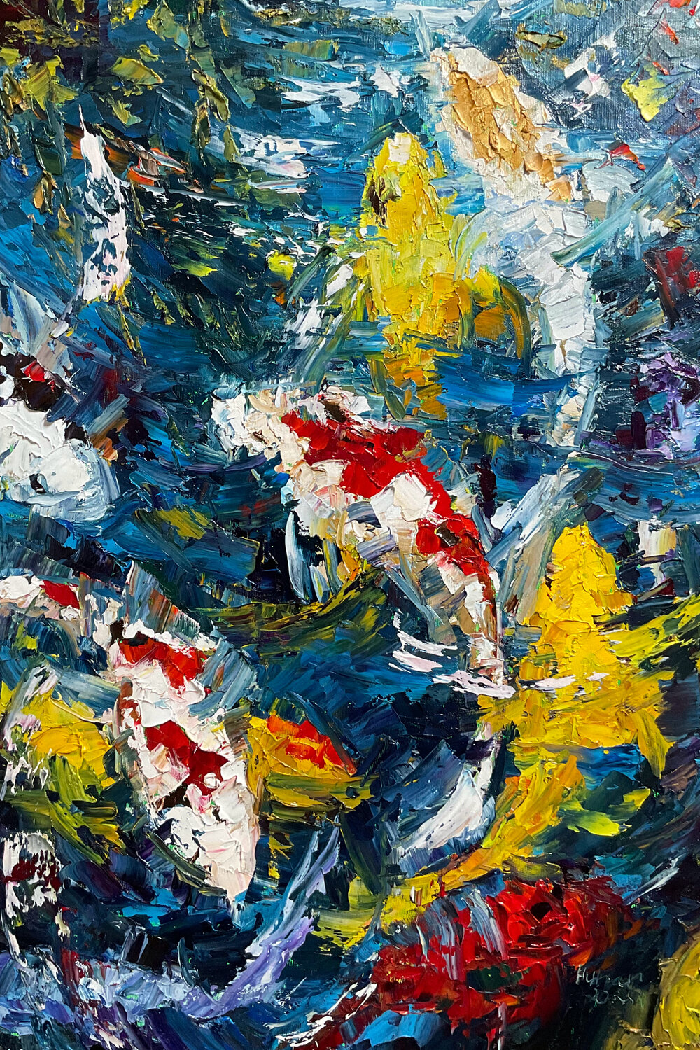 Koi blue Mariia Hyhar