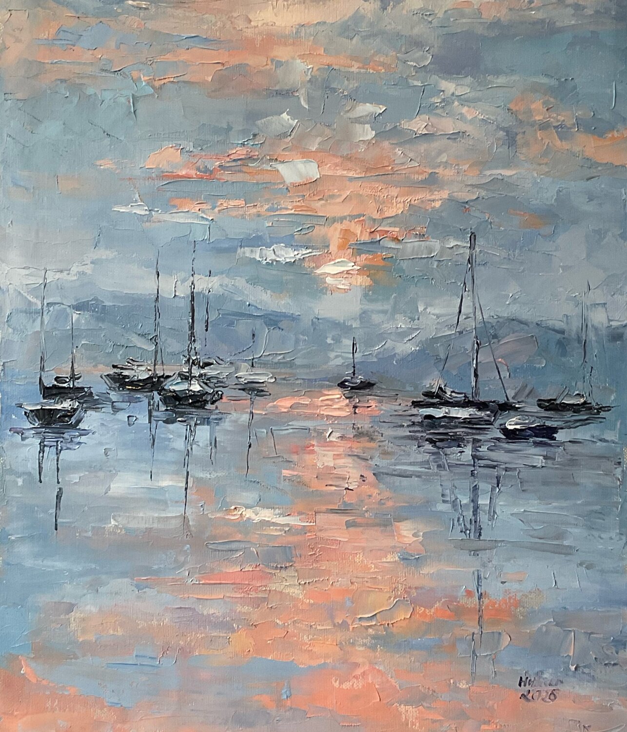 Pastel morning Mariia Hyhar