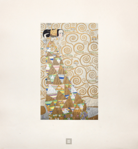 Gustav Klimt【リアムンクの肖像III】lithograph直筆サイン Gustav