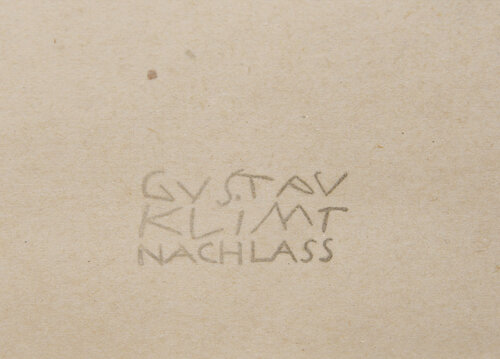 Liegender, weiblicher Akt. Lying, Female Nude. Gustav Klimt